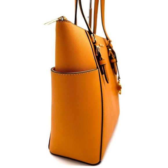 Michael Kors Large Charlotte Tote Bag Cider - Picture 4 of 12